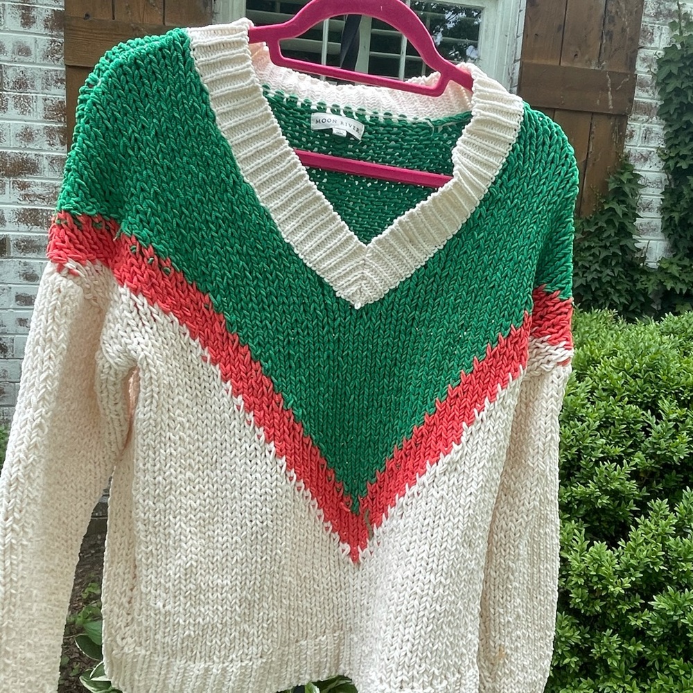 Watermelon sweater worn once size small